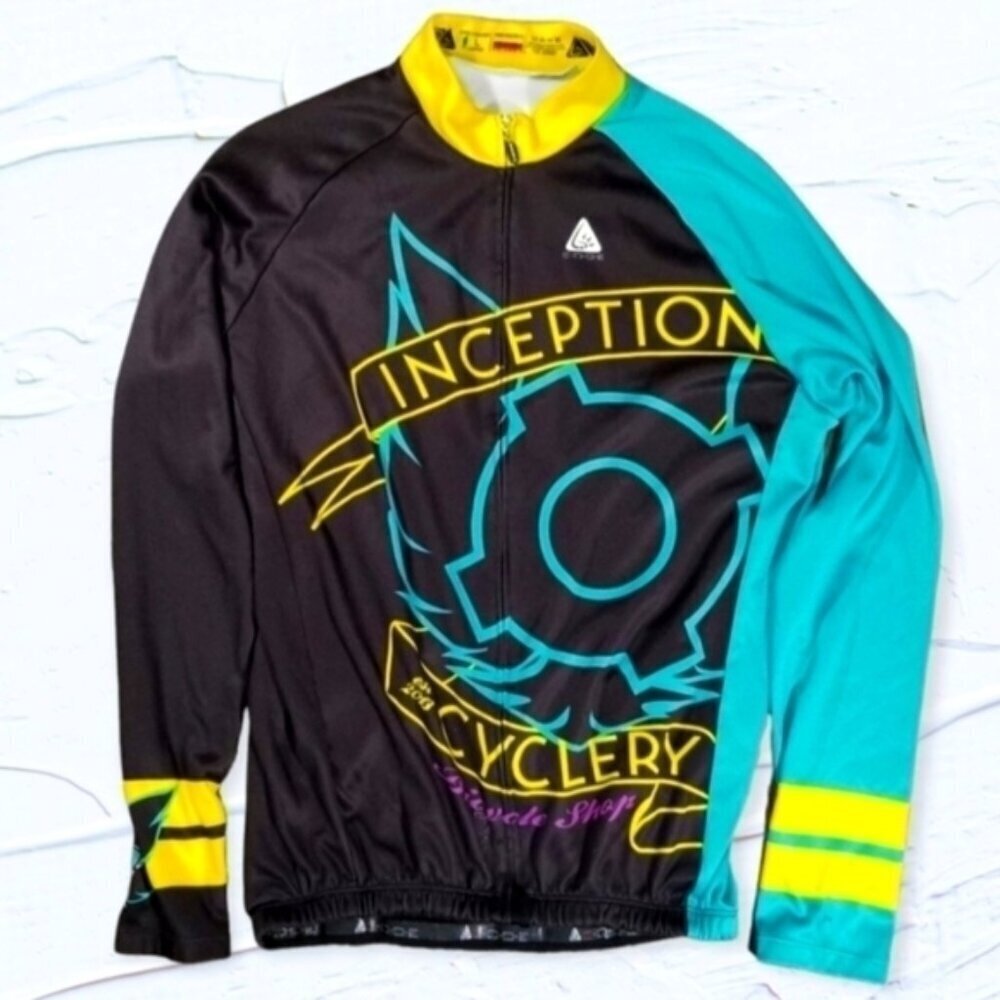 Code Inception Cycler Men's Bicycle Shop Jacket Size L Early Winter Model